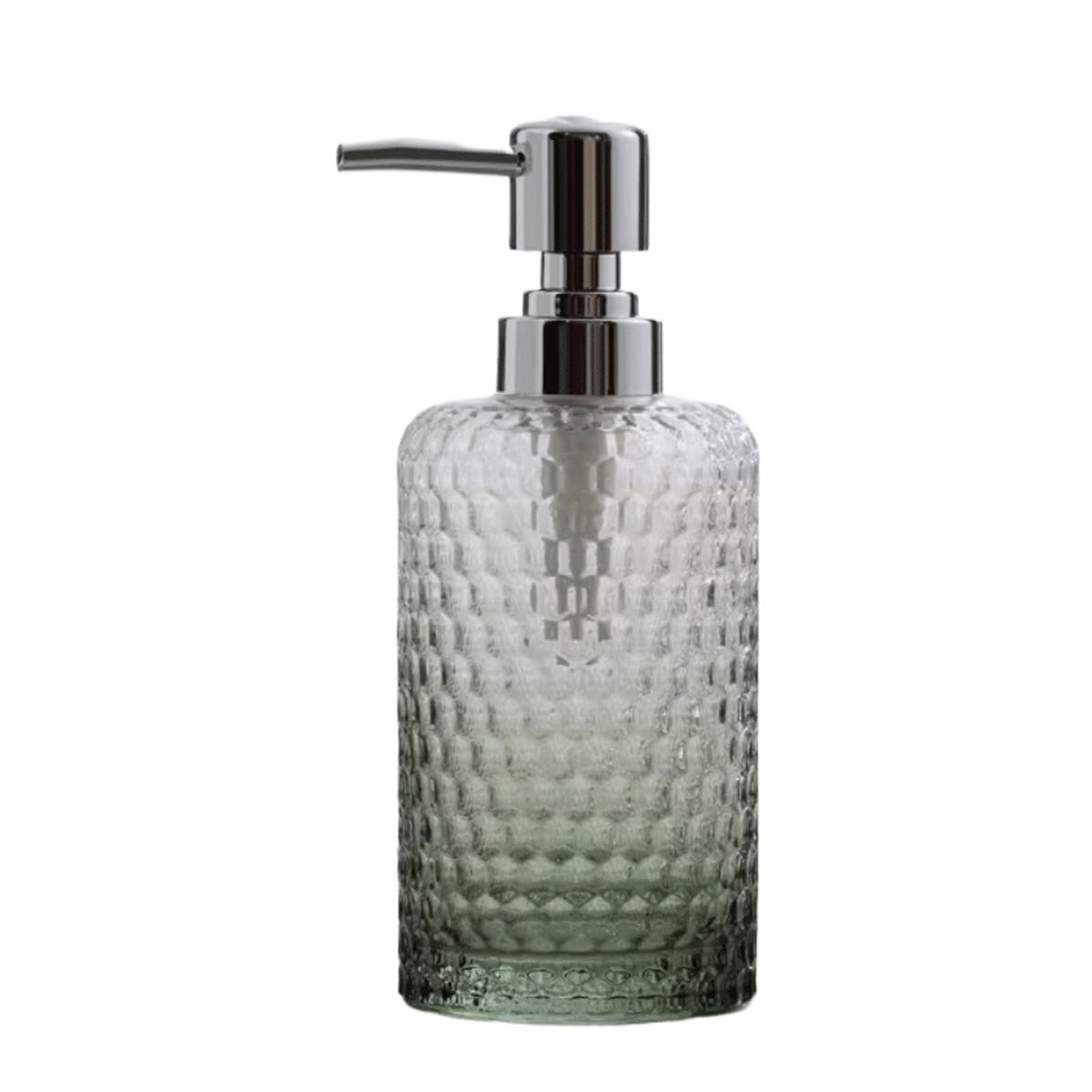 Bx9re7tk3g Green Hand Wash Dispenser Honeycomb Crystal Glass Soap Dispenser: Ideal For Body Lotion, Shampoo, And Wash Bathroom & Kitchen(Green)