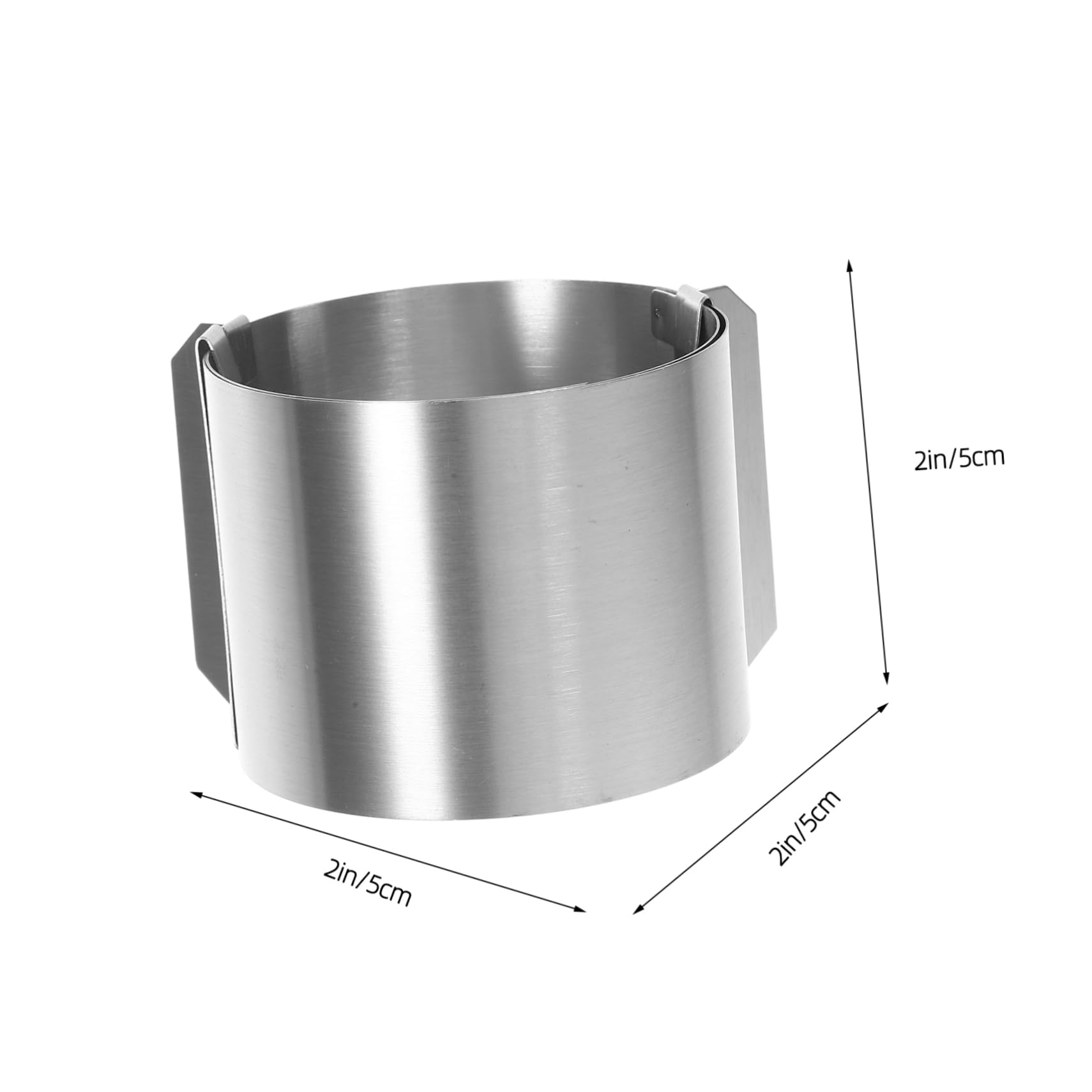 BESTYASH Stainless Steel Adjustable Cake Mousse Ring Mold Versatile Dessert Tool for Baking DIY Cakes Pastries Cookies for Home Chefs Baking Enthusiasts