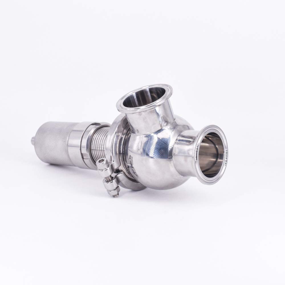 Rura 76 mm X 3 "Potrójny zacisk Regulowany zawór bezpieczeństwa nadmiarowy ciśnienia Sanitarny SUS 304 Stal nierdzewna Płynny gazowy produkt do parzenia