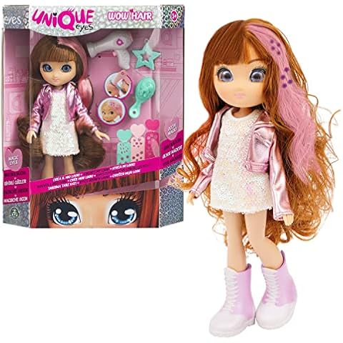 UNIQUE EYES, MYM083 Sophia Doll 25 cm with Their Eyes and Magic Hair, Toy for Children aged 3 Years and Above Cover