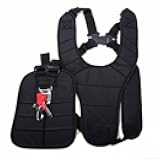 Strimmer Double Shoulder Harness Strap Padded Belt For Brush Cutter Trimmer Lawn Mower Parts Garden Tools, Comfort Padded Belt Double Shoulder Strap, Nylon Belt fit for Brush Cutter Trimmer Kit