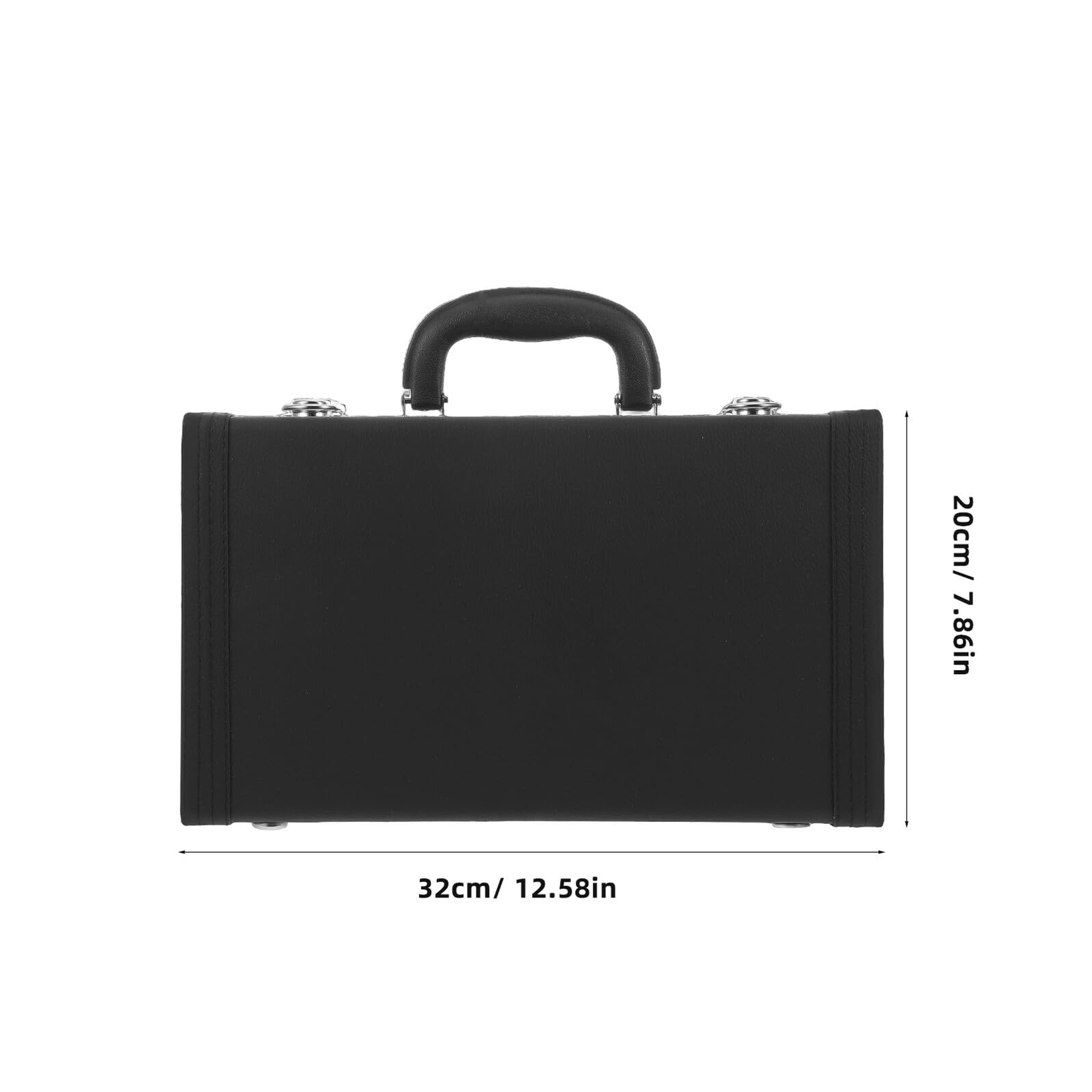 Cabilock Custodia Quadrata per Clarinetto in Pu Borsa Anti-pressione con Chiusura Scatto Contenitore Portatile per Strumenti Fiato per Studenti e Trasporti Musicali