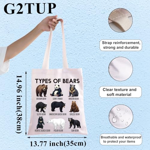 Bolso Tote divertido de osos para amantes de osos miniatura 4