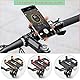 ROCKBROS Fahrrad Motorrad Handyhalterung für 4.2-6.8 Zoll Smartphone 360° Drehbar Ebikes Halterung für Lenker 22.2 bis 31.8mm Universal