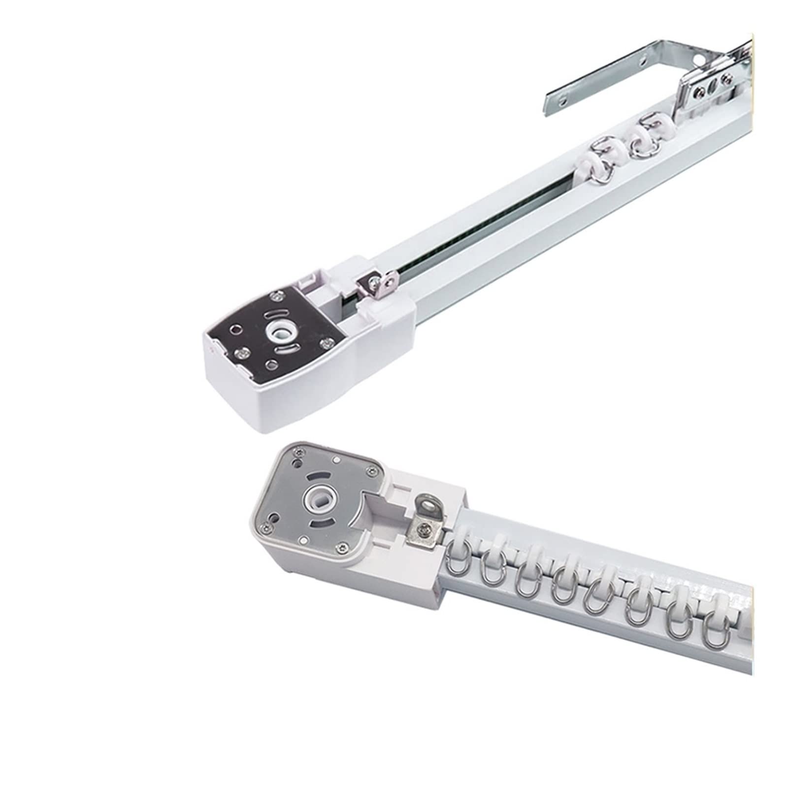 UVOU UVOU Smart Curtains Track Electric Rod Cornice Rail Compatible With Aqara B1 A1 Tuya Wifi Zigbee Motor Automatic Curtain Control System (Color : 5.2m or less, Size : For Aqara A1 motor)