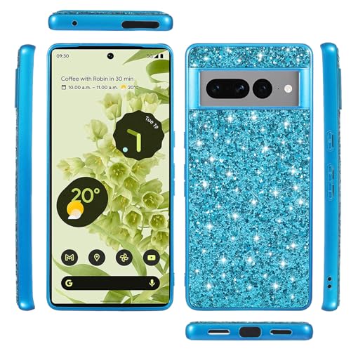 Funda para Google Pixel 8 resistente a golpes de silicona suave y cubierta protectora oro 7