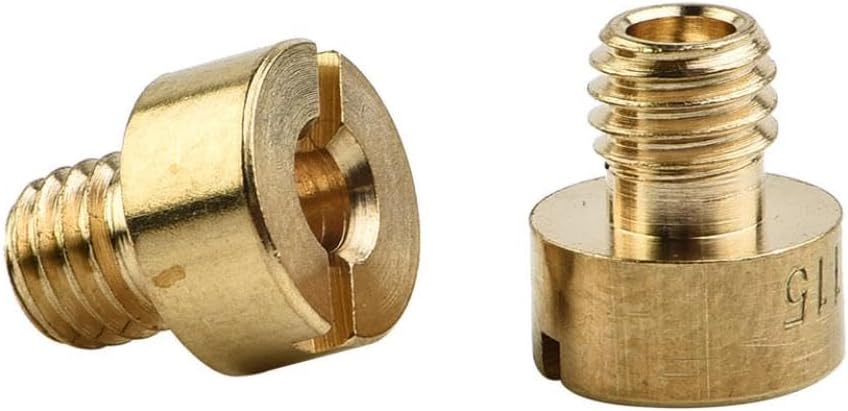 15pcs Carburetor Main Jet M5 5mm 26mm 28mm Compatible With Automotive Motorcycle Parts VM22 VM24 VM26 VM30 125cc-250cc Engine Bike