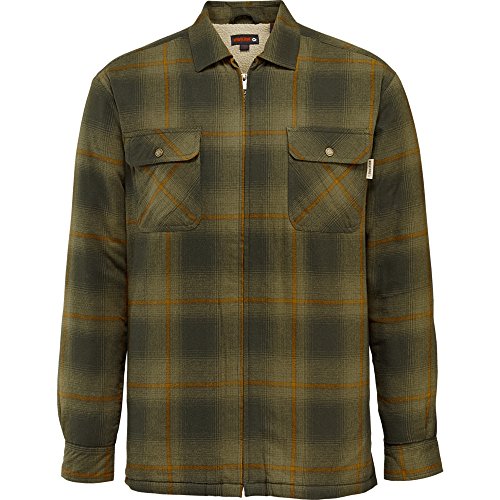 Wolverine Men's Marshall Full Zip Sherpa Lined Shirt Jacket