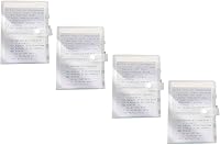 Vista 9 de Fundas Organizadoras de Plástico Transparente para Tarjetas de Índice de 3x5, Organizador de 40 Páginas, Capacidad para 160 Tarjetas