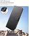 NWNK13 For Samsung Galaxy A12 Case Leather Wallet Book Flip Stand View Phone Cover with Card Holder Slots Compatible with Galaxy A12 5G (Black)