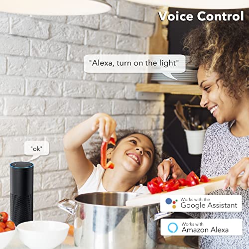 Bn-Link Wifi Smart In-Wall Light Switch, No Hub Required With Timer Function, White, Compatible With Alexa And Google Assistant, Neutral Wire Needed, 2.4 Ghz Network Only #TOP3