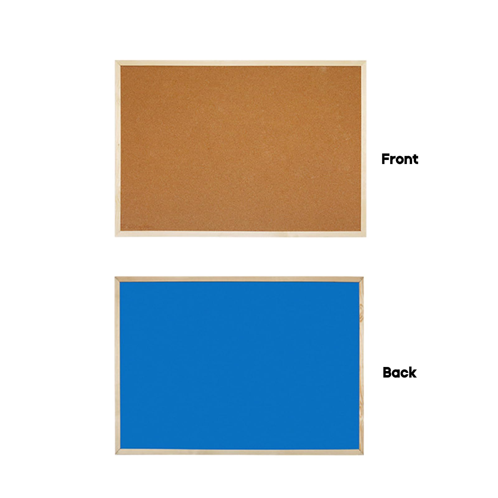 Bacheca bacheca in sughero a doppia faccia Cornice in legno 30x40 cm 40x60 cm per la decorazione della scuola domestica Display  15