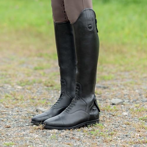 Equinavia Karolina Womens Leather Premium Equestrian English Horse Riding Tall Field Boots | Luxurious and Durable4