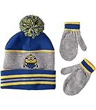 Universal Pictures Boys Winter Hat, Kids Gloves Sets And Scarf, Minions For Ages Ages 2-4T