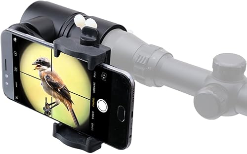 Vista 17 de Adaptador de cámara de montaje para rifle - Adaptador de cámara para teléfono inteligente para caza y observación de aves - Ángulos dobles