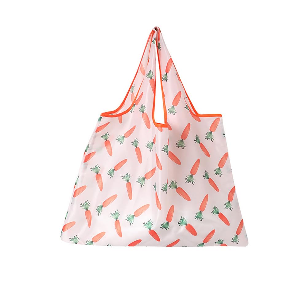 Reusable Grocery Bags – Large Capacity Cotton Oxford Shopping Tote with Shoulder Strap for Eco-Friendly Carrying