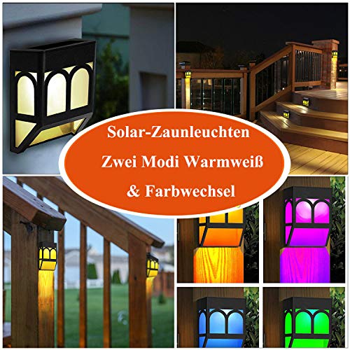 Luce Solare Led Esterno,4 Pezzi Lampada Solare da