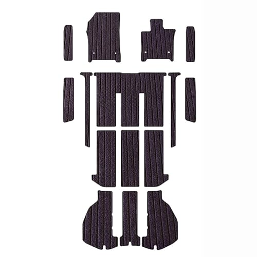 M&K アルファード ヴェルファイア フロアマット 互換品 40系 7人乗り R5/6〜 エコノミータイプ (エコノミーワイン)