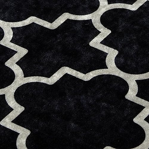 WELL HOME MOBILIARIO & DECORACIÓN Alfombra de baño Negra y Blanca - imagen 4