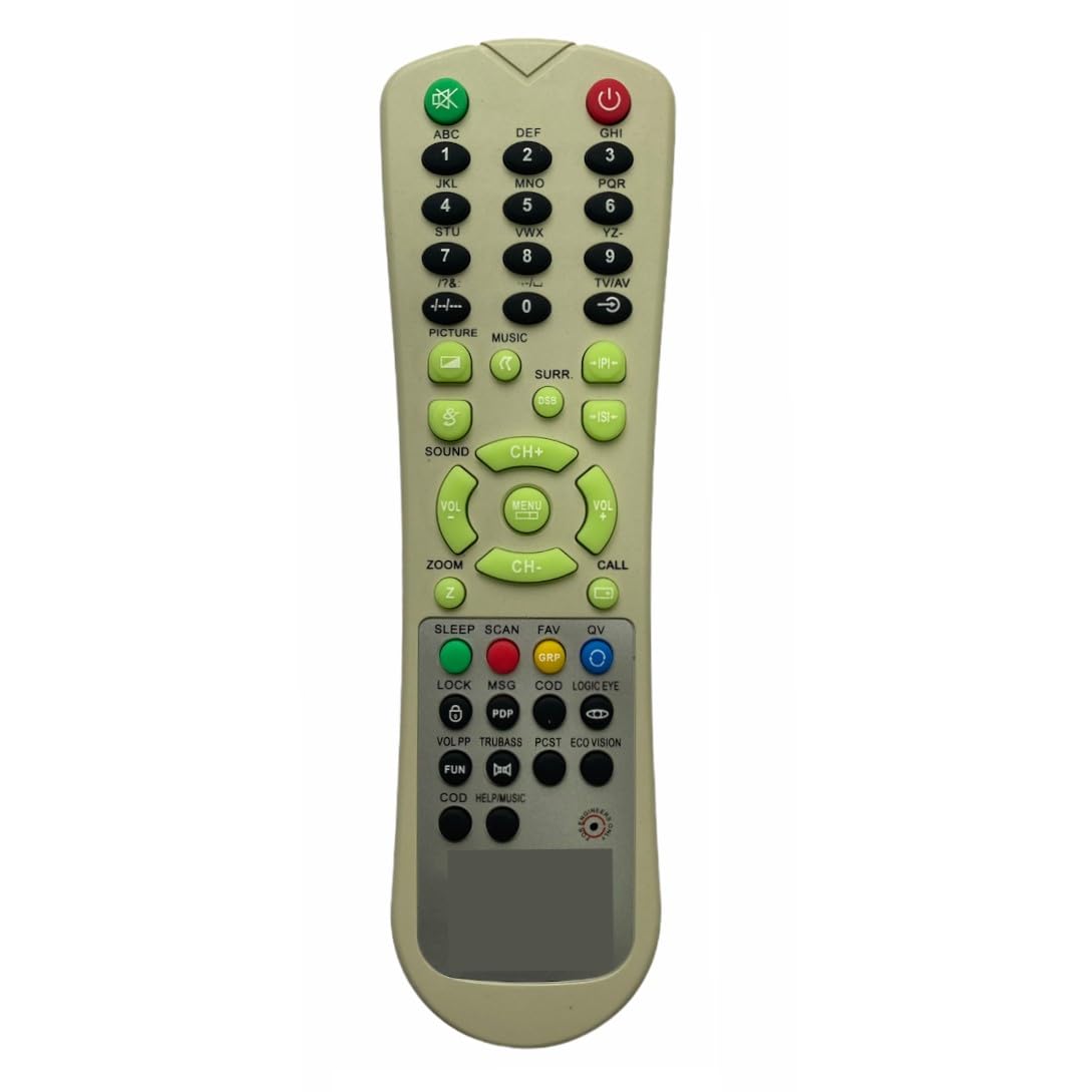 Upix Compatible Akai CRT TV Remote No. URC51 | Exact Match Will Only Work Upix Compatible Akai CRT TV Remote No. URC51 | Exact Match Will Only Work