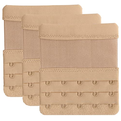Image of Women's Bra Extenders 4 Hook / 3 Hook / 5 Hook / 2 Hook Soft Comfortable Stretchy Bra Extension Strap