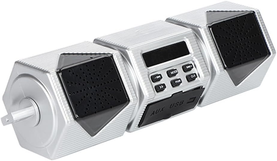 Motorcycle Stereo Speaker BT Handlebar Mount MP3 Player dio Amplifier System Waterproof port USB/TF Card/X Playback for 12V Motorcycle Modification