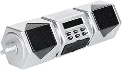 Alto-falante estéreo para motocicleta BT Suporte para guiador MP3 Player Sistema amplificador de áudio Suporte à prova d'água USB/cartão TF/reprodução AUX para modificação de motocicleta 12