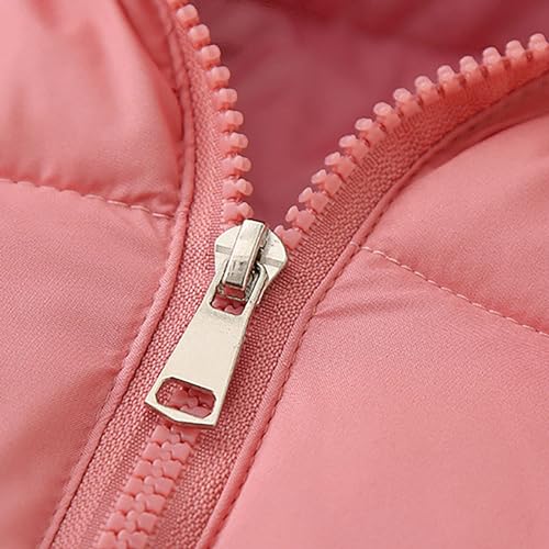 Kids Thick down Jackets Winter Outdoor Warm Zip up Hooded Puffer Coats with Pockets Boys Girls Padded Windproof Outwear4