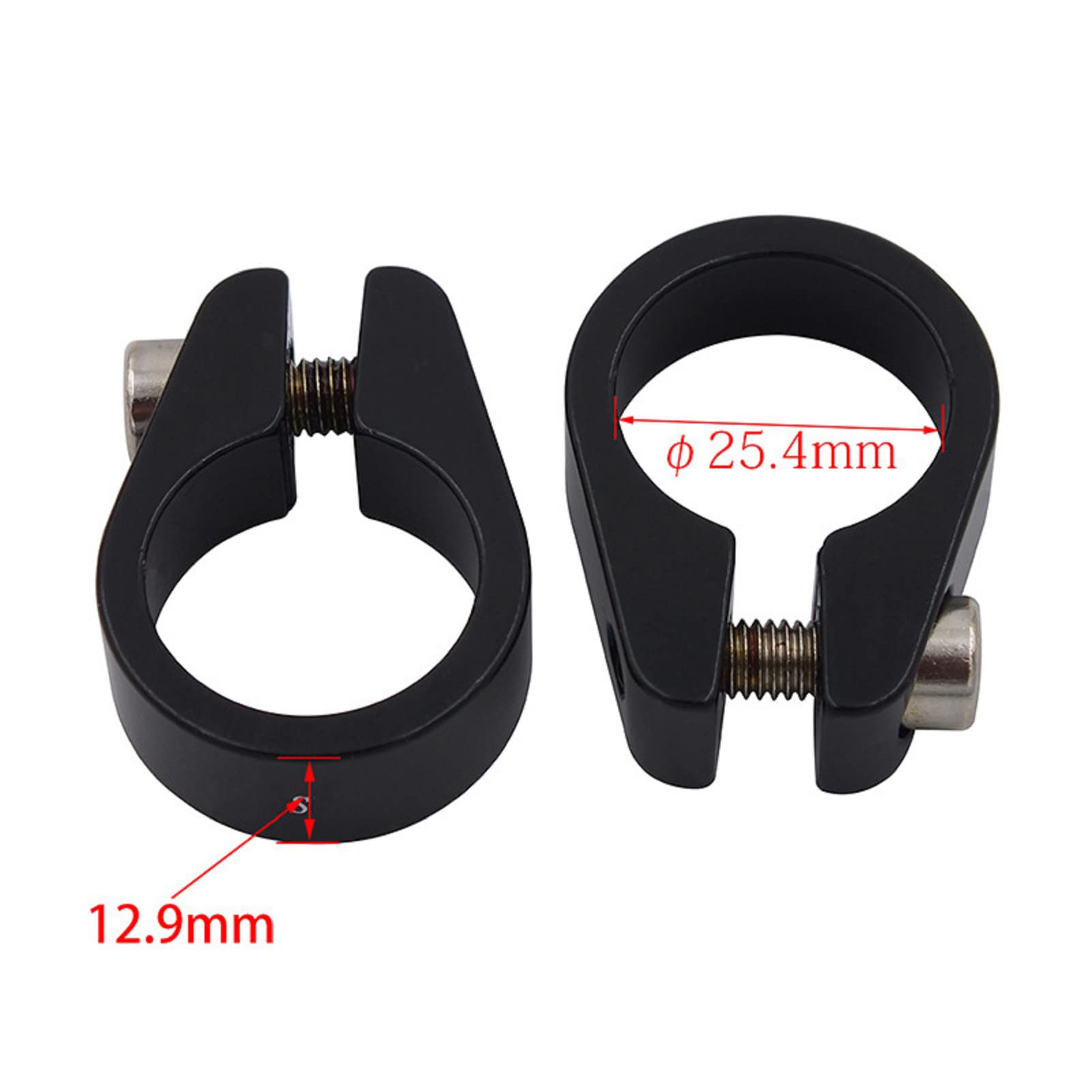 Collier De Selle Rapide En Alliage Alu - 25,4 Mm - Pour Vélos Route, VTT Et Folding