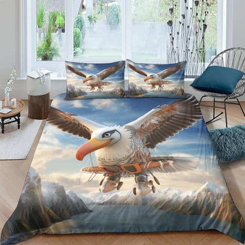 Lit chauve-souris 3D housse de couette microfibre 200x200cm