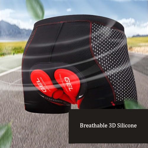 Calzas Ciclistas Hombre 3X-Large Silicone Red miniatura 3