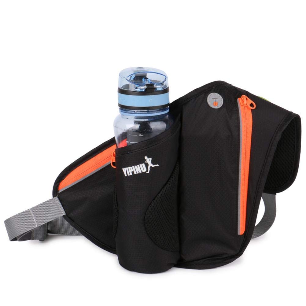 Correr Cinturón Hidratación Cintura Pack Con Botella De Agua Titular Para Hombres Mujeres Cintura Bolsa Fanny Bolsa Reflectante, Rosa Roja | En Línea