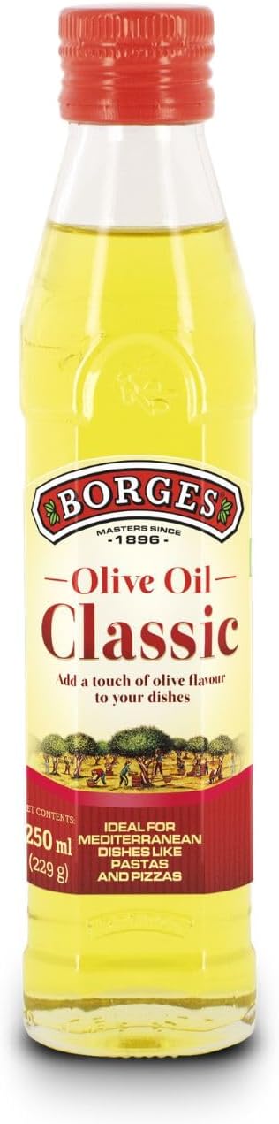 Borges Classic Olive Oil - 250 ml | Multipurpose Pure Olive Oil | Packed in Spain