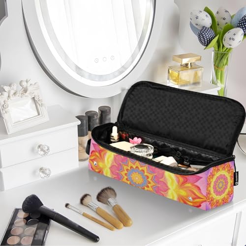 Bolsa de viaje para herramientas de cabello con almohadilla resistente al calor, impermeable, para planchas, rizadores y secadores miniatura 7