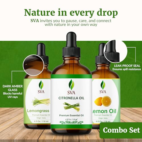 Combo Aceites Esenciales de Citronela, Hierba Limón y Limón 4 oz miniatura 7