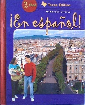 ?En Espa?ol! Texas: Pupil Edition Level 3 2005 0618433082 Book Cover