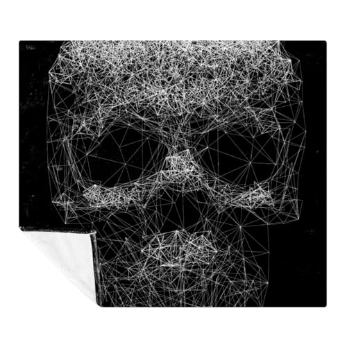 Couverture douce line art pour vos soirées cocooning sur le canapé
