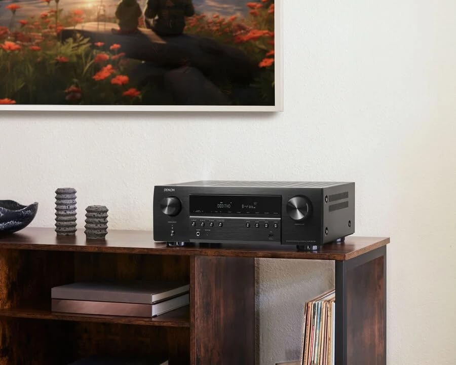 Image of Klipsch Reference 5.1 Home Theater Speaker Bundle with R-610F Floorstanding Speakers, R-52C Center, R-12SW Subwoofer, R-41M Bookshelf Speakers and Denon AVR-S670H 8K Receiver