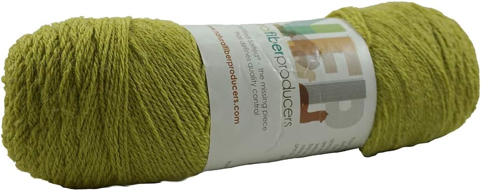 SuriSilk Alpaca Silk Wool Blend Fingering Weight Yarn by Natural Fiber Producers (Blue Green Natural)