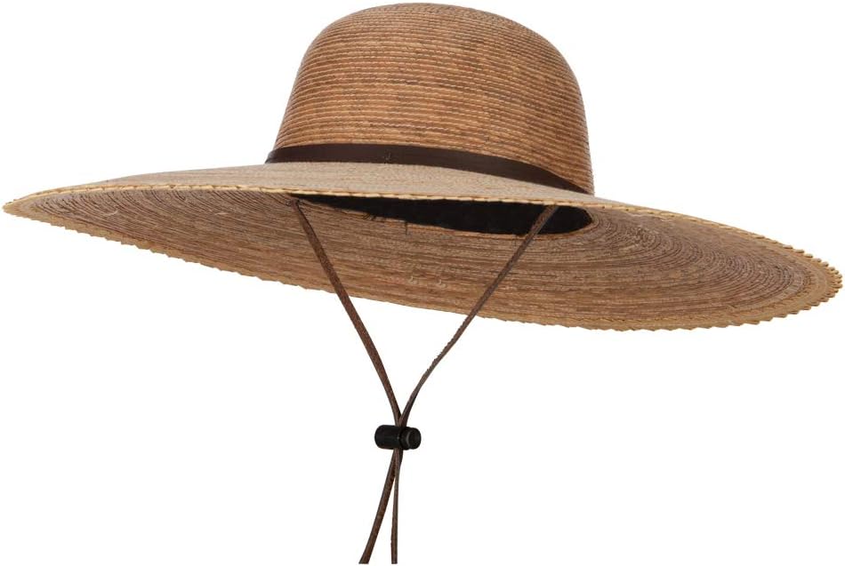 Women's Palm Straw Extra Wide Brim Sun Hat