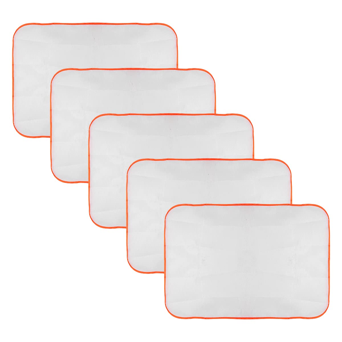 Jagowa Black 5Pcs Cloth Heat Insulation Mat Household Protection Protective Iron Pad Mesh Ironing Mat Easy Ironing And Protection Avoid Ironing Damage