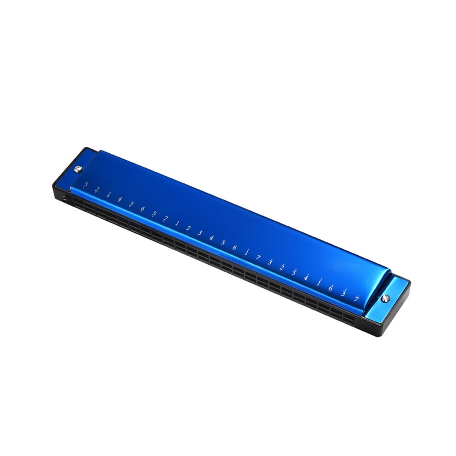 Harmonijka Dla Dorosłych 24 otworowa harmonijka jednonutowa C dur instrument dla początkujących(Blue)