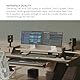 Kanto ORA4 140W Powered Reference Speakers with Bluetooth 5.0 and USB-C Input | 4” Woofers | Bi-Amplified | Reference Quality Sound | Pair | White