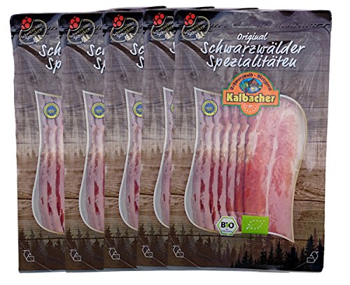 BIO Schwarzwälder Schinken, 5x 80g Packung Feinschnitt - Traditionell geräuchert - Einzigartiger Geschmack Cover