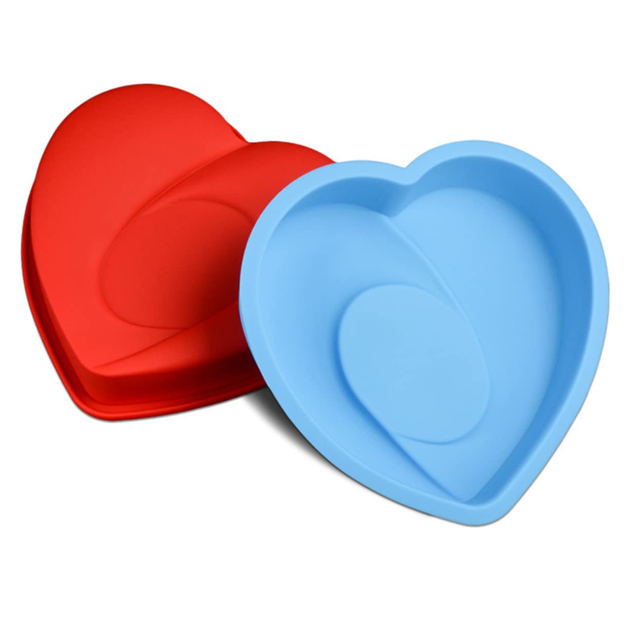 ABOOFAN 3pièces Moule à Gâteau Silicone Antiadhésif Moule Rond Pour Mousse Et Couleur Aléatoire Pour Desserts Pâtisseries