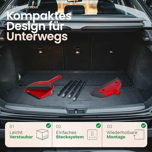 Novaliv Schaumstoffbesen mit Stiel zum Stecken & Kehrgarnitur Friseurbesen Set Gummi Noppenbesen Hundehaarentferner Broom Besen für Drinnen Teppichbesen Bodenabzieher Haushaltsbesen Wunderbesen – Bild 7