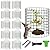 ZOKCC 30Pcs Plant Protector from Animals: 10 Pack Metal Mesh Plant Cages to Keep Animals Out - Garden Protection Bunny Barricades from Chicken Squirrels Rabbits for Flowers Vegetables