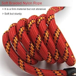Dog-Rope-Leash-5-FT-Pet-Slip-Lead-Dog-Training-Leash-Standard-Adjustable-Pet-Nylon-Leash-for-Small-Medium-Dogs-10-80-lb-WalkingRed - Cucciolini Doodles   Dog-Rope-Leash-5-FT-Pet-Slip-Lead-Dog-Training-Leash-Standard-Adjustable-Pet-Nylon-Leash-for-Small-Medium-Dogs-10-80-lb-WalkingRed