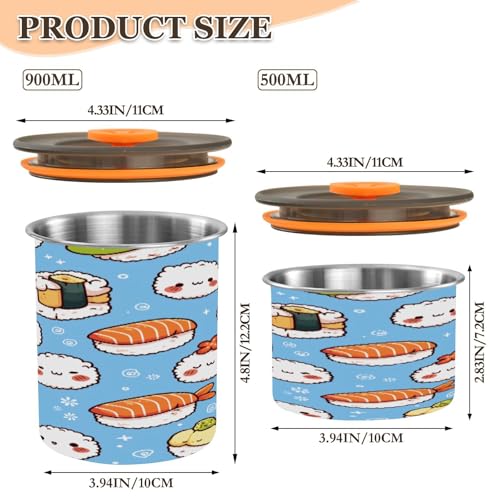 Envase Hermético para Café de Acero Inoxidable 30oz miniatura 2