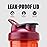 BlenderBottle Shaker Bottle Pro Series Perfect for Protein Shakes and Pre Workout, 24-Ounce, Coral